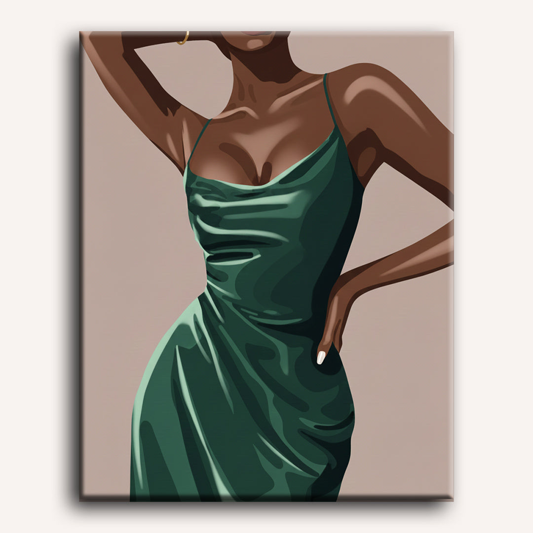 Elegant Lady | Paint by Number
