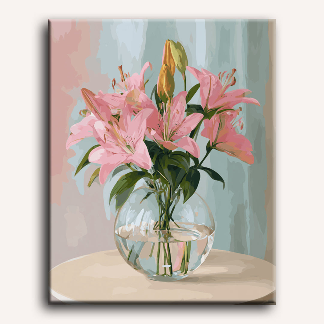 Gentle lilies | Paint by Number