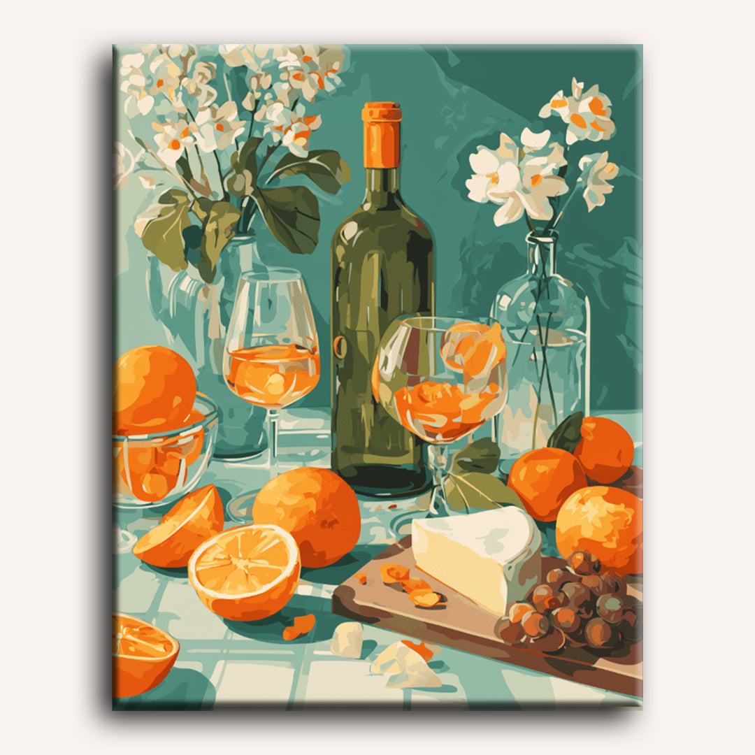 Golden slices | Paint by Number