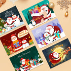 Paint by Numbers Christmas Cards - 6 Pieces