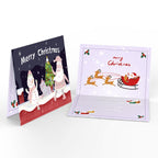 Paint by Numbers Christmas Cards 4 - 6 Pieces