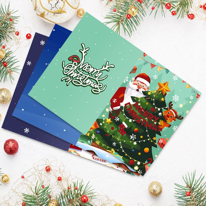 Paint by Numbers Christmas Cards 5 | 6 Pieces