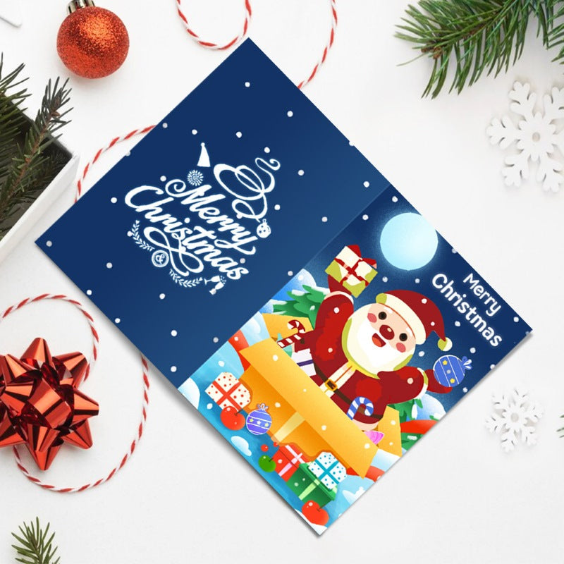 Paint by Number Christmas Cards | 6 Pieces