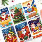 Paint by Numbers Christmas Cards 5 | 6 Pieces