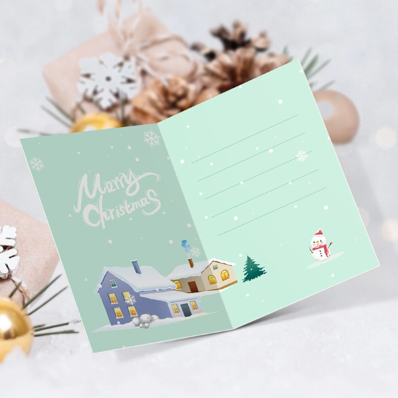 Paint by Number Christmas Cards | 6 Pieces
