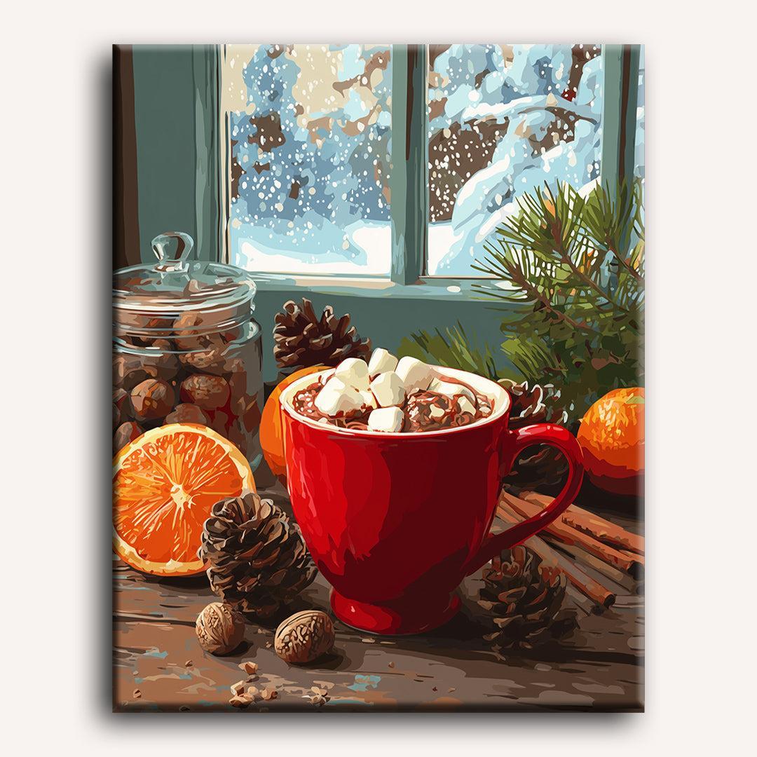 Hot Chocolate Morning | Paint by Number