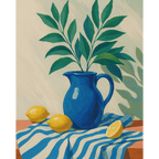 Lemons & Leafs | Paint by Number