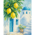 Lemons in Santorini | Paint by Number