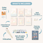 6 Mini Paintings - The White Goose Set