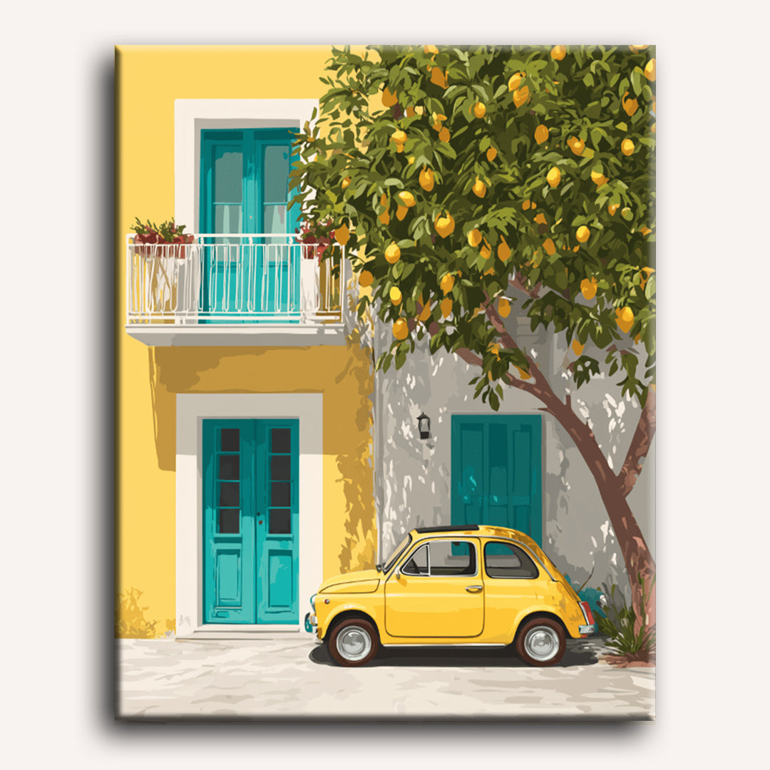 Mediterranean entrance | Paint by Number