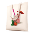 Paint by Numbers Totebag – Strawberry Daiquiri Cocktail