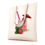 Paint by Numbers Totebag – Strawberry Daiquiri Cocktail