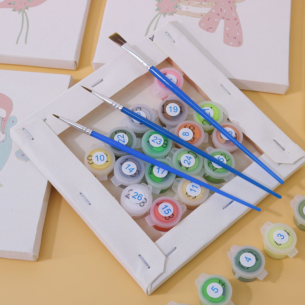 Paint by Number - 9 Mini Paintings | Christmas Set