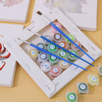 6 Mini Paintings - Fish Set