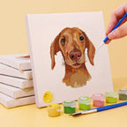 6 Mini Paintings | Dogs Set