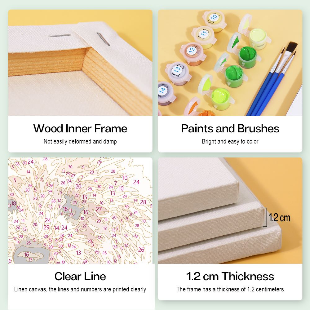 6 Mini Paintings | Dogs Set