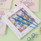 6 Mini Paintings - Christmas Dogs