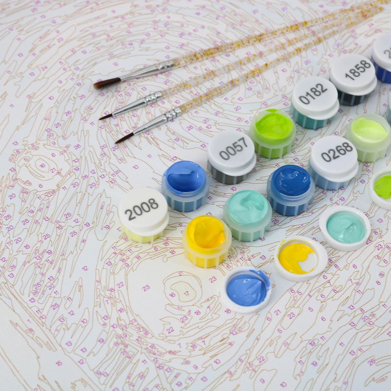 6 Mini Paintings - Boho Set