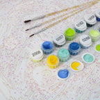 6 Mini Paintings - Bubble Tea Set