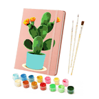 Paint by Number Notebook - Cactus | 2 Colors