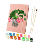 Paint by Number Notebook - Houseplant | 2 Colors