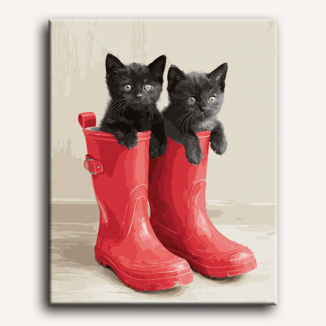 Pair of cuteness | Paint by Number