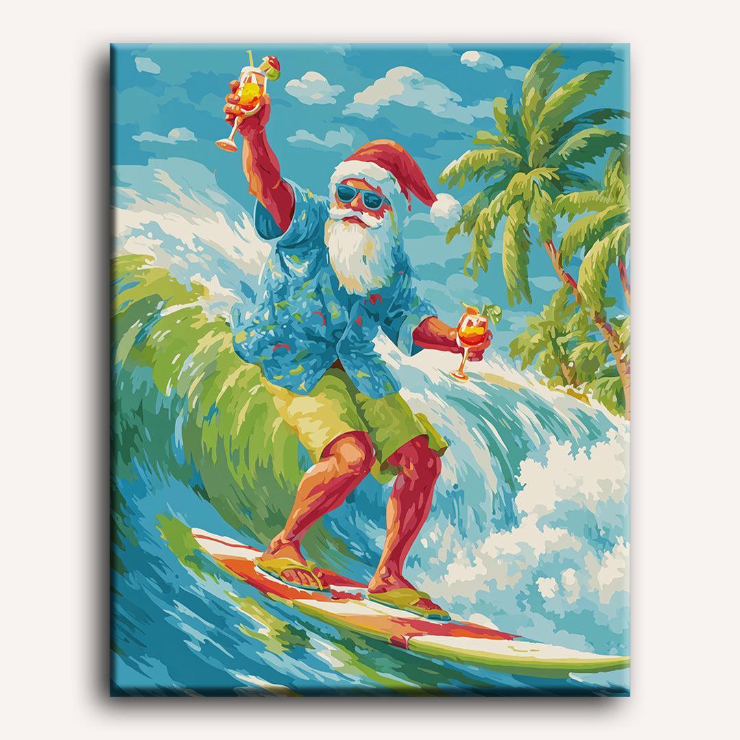 Santa Claus in Australia | Paint by Number