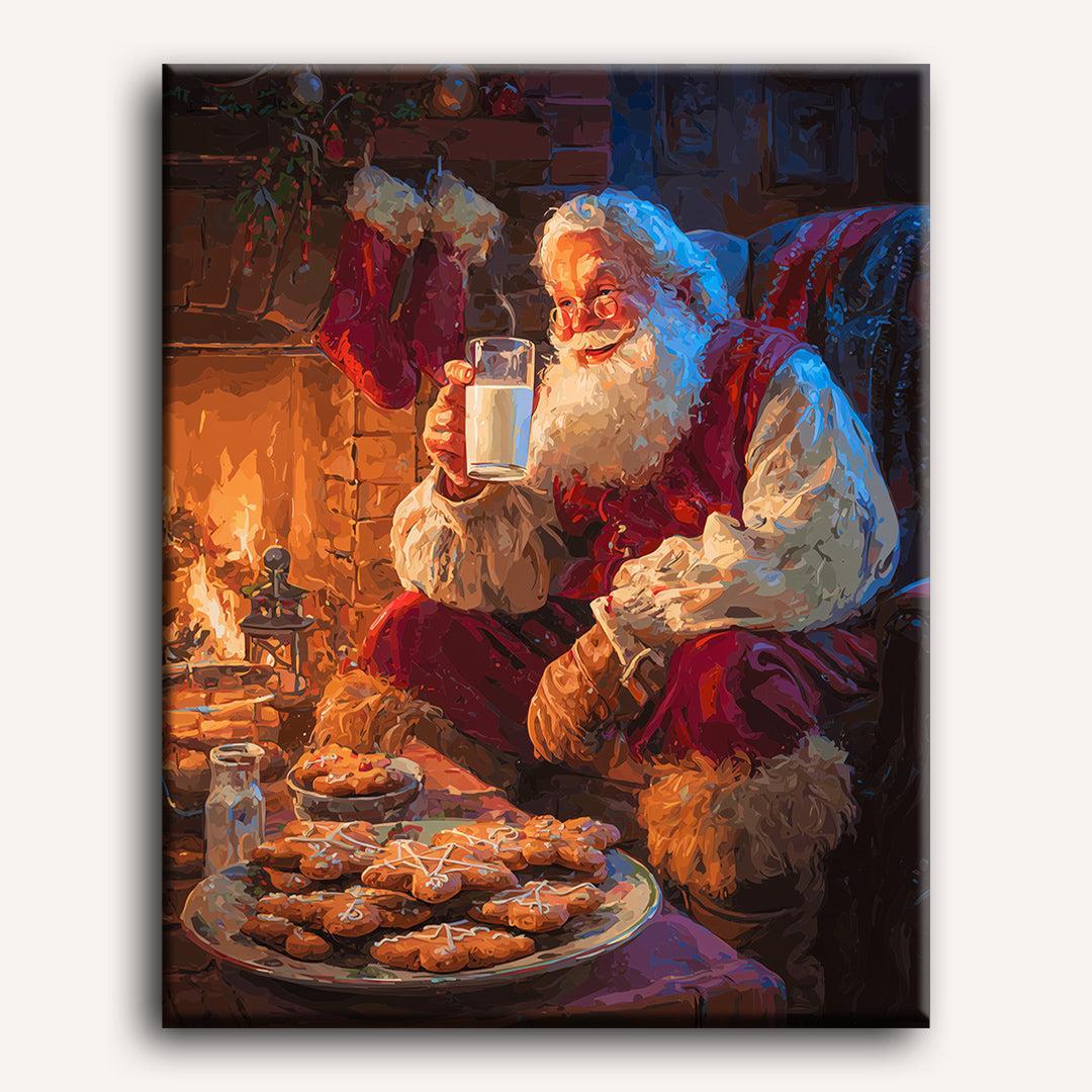Santa`s break | Paint by Number