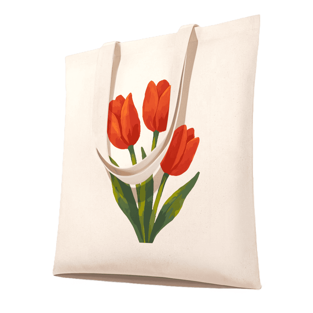 Paint by Numbers Totebag – Tulips