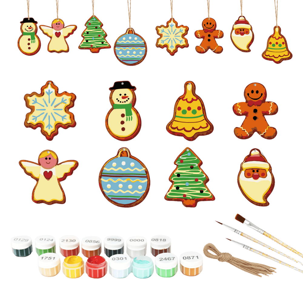 8 Christmas hangers - Christmas Eve set