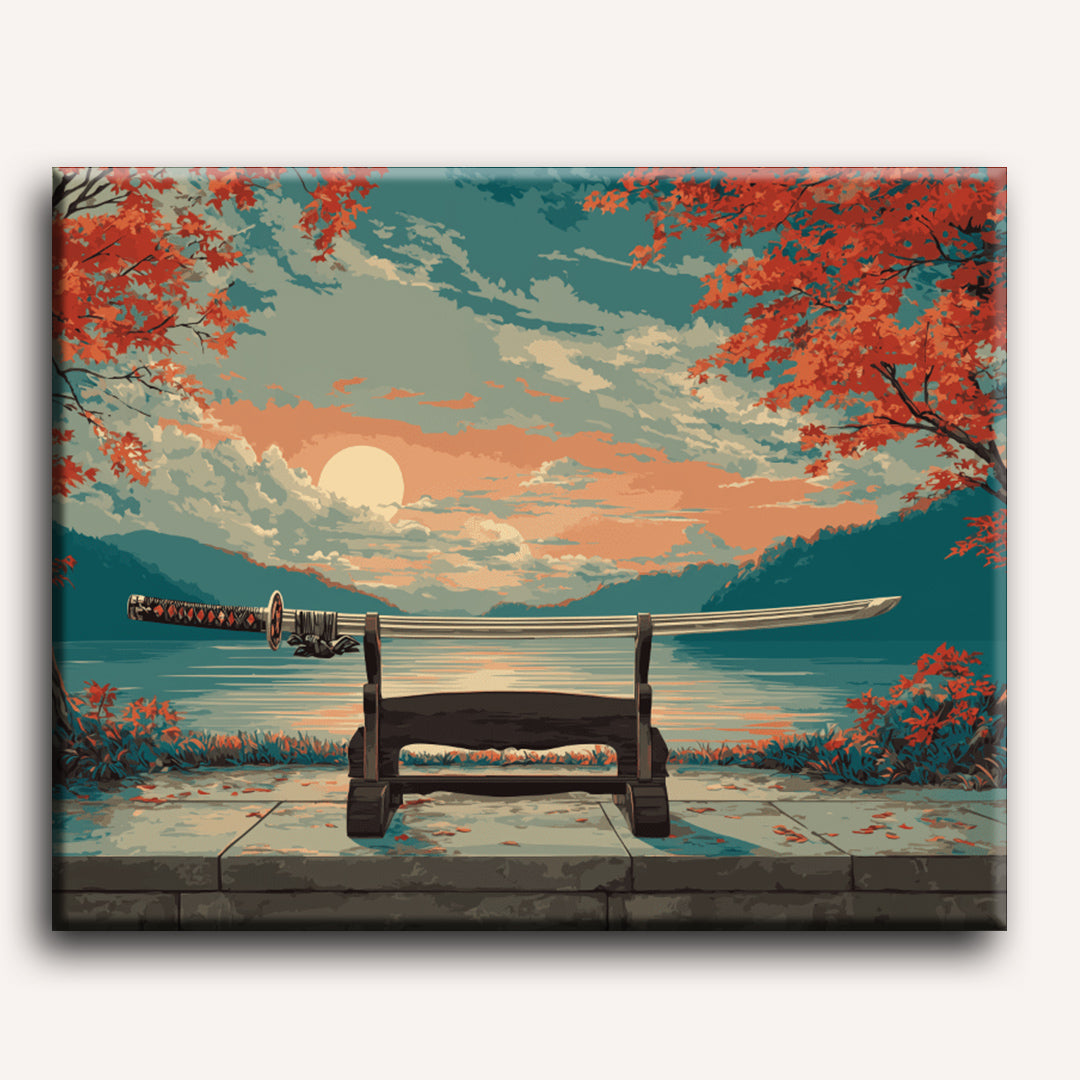 Shine of Katana | Paint by Number