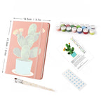 Paint by Number Notebook - Cactus | 2 Colors