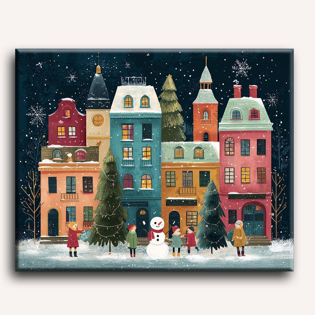 Snowy Games | Paint by Number