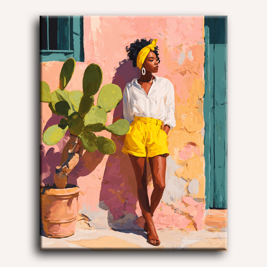 Sunlit Confidence | Paint by Number