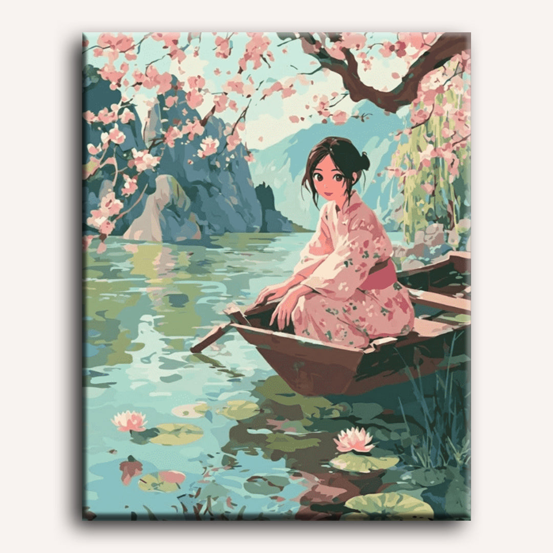 Under the Sakura | Paint by Number