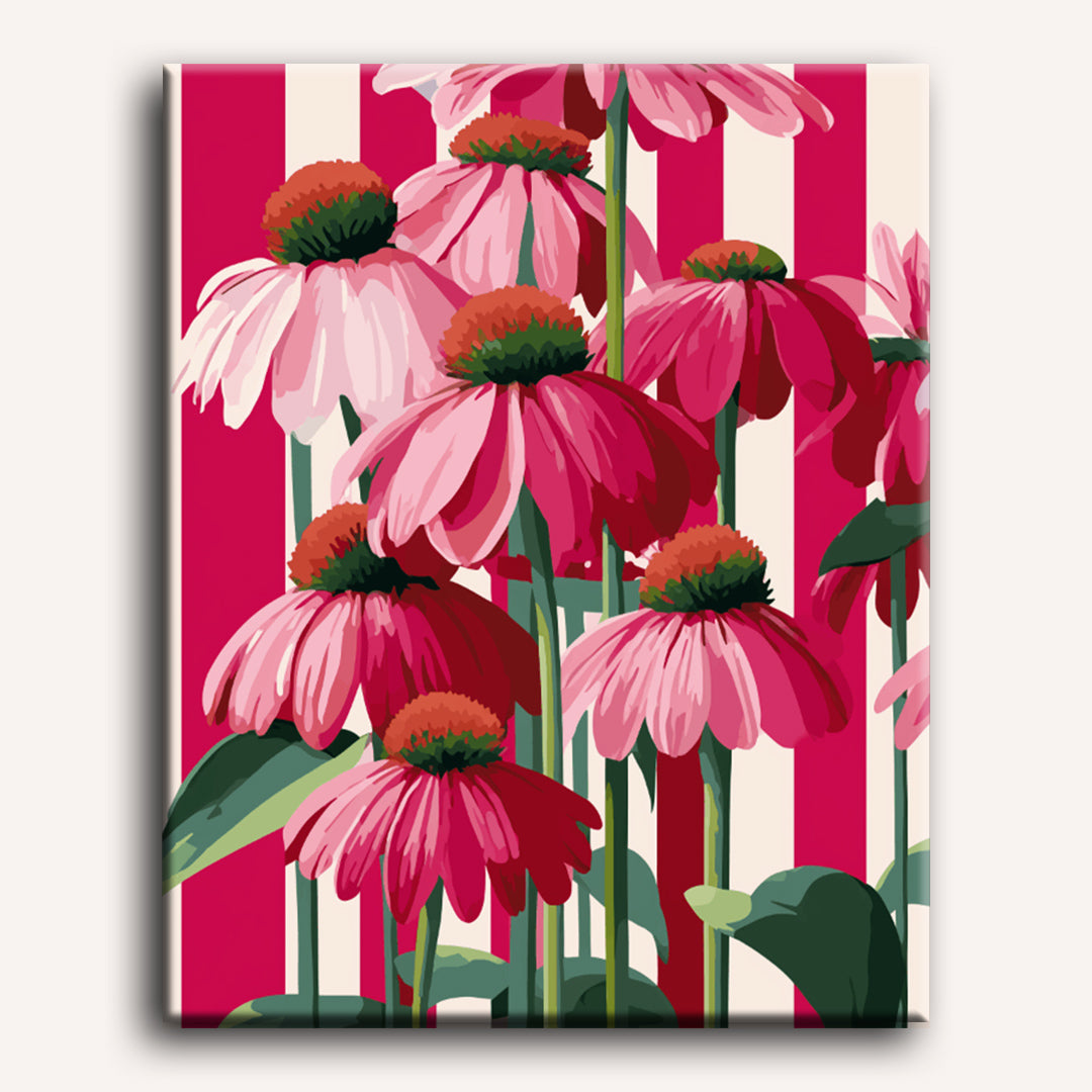 Vertical blooms | Paint by Number