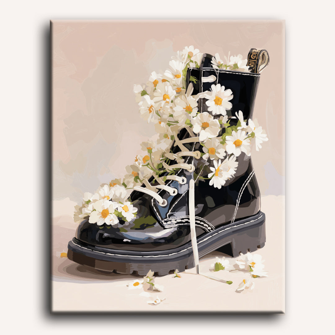 Walking into spring | Paint by Number