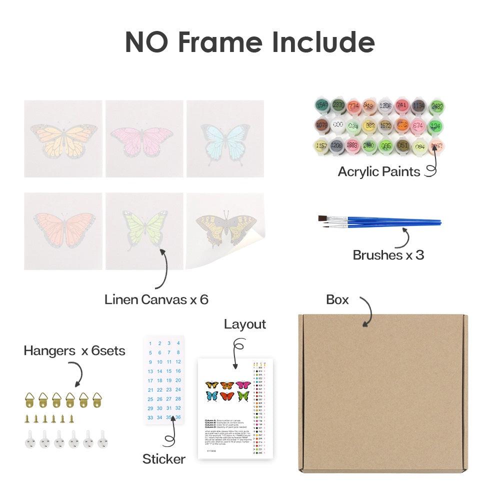 6 Mini Paintings | Beautiful Landscapes Set