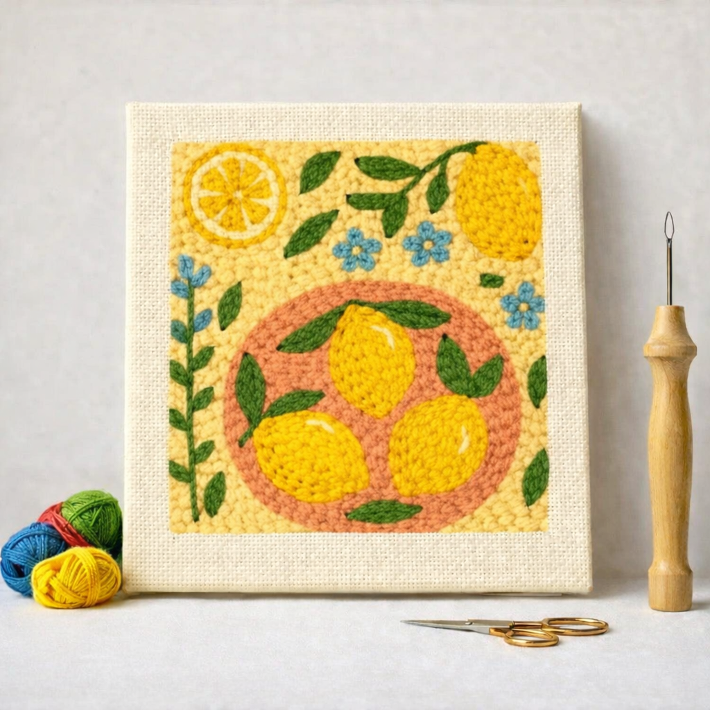 Punch Needle – Sweet Lemons
