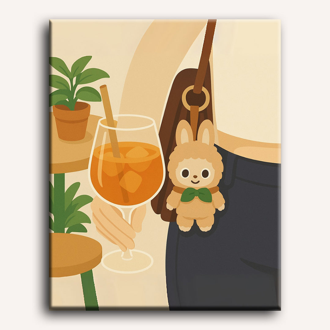 Stylish bag charm | Paint by Number