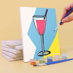 6 Mini Paintings - Classy Cocktail Set
