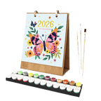 2026 Paint by Numbers desk Calendar | Butterfly Edition