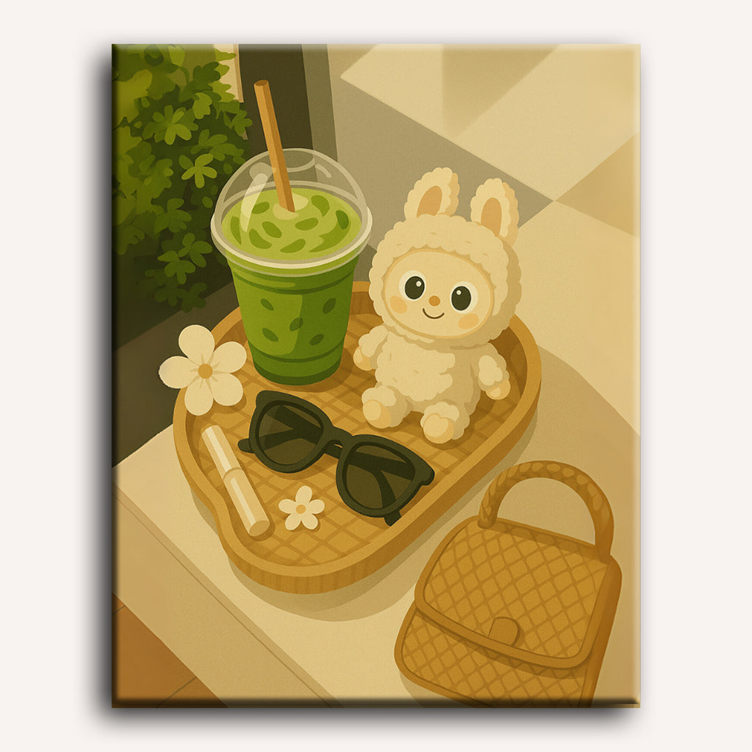 Matcha break | Paint by Number