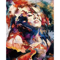 Colorful Abstract Woman | Paint by Numbers