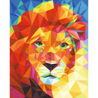 Colorful Lion Head | Paint by Numbers