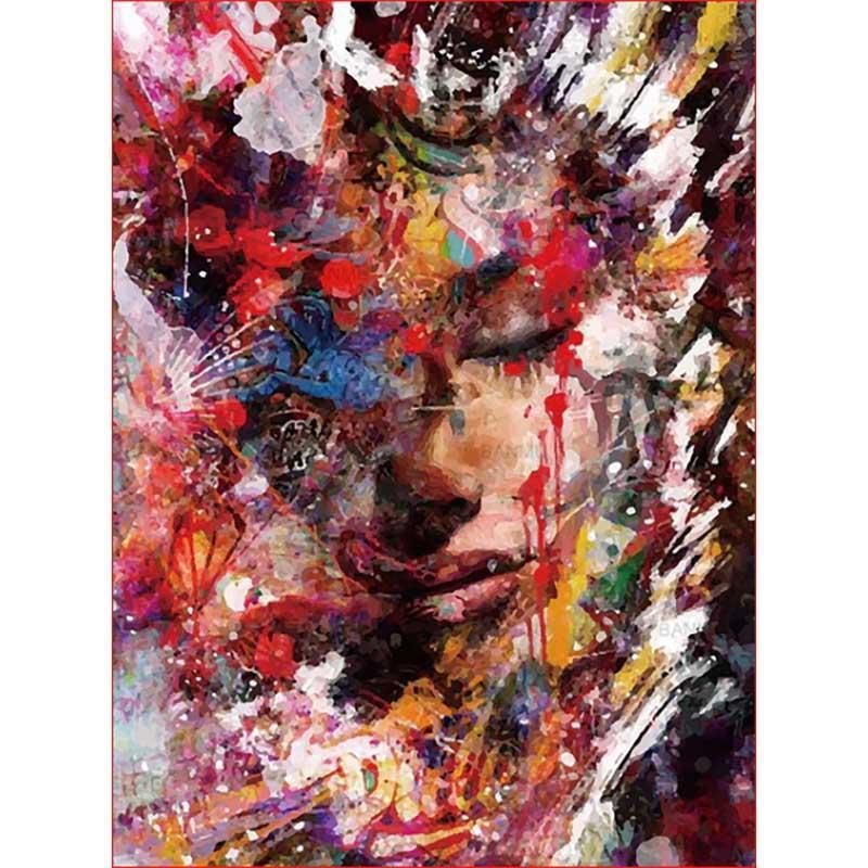 Colorful Woman | Paint by Numbers