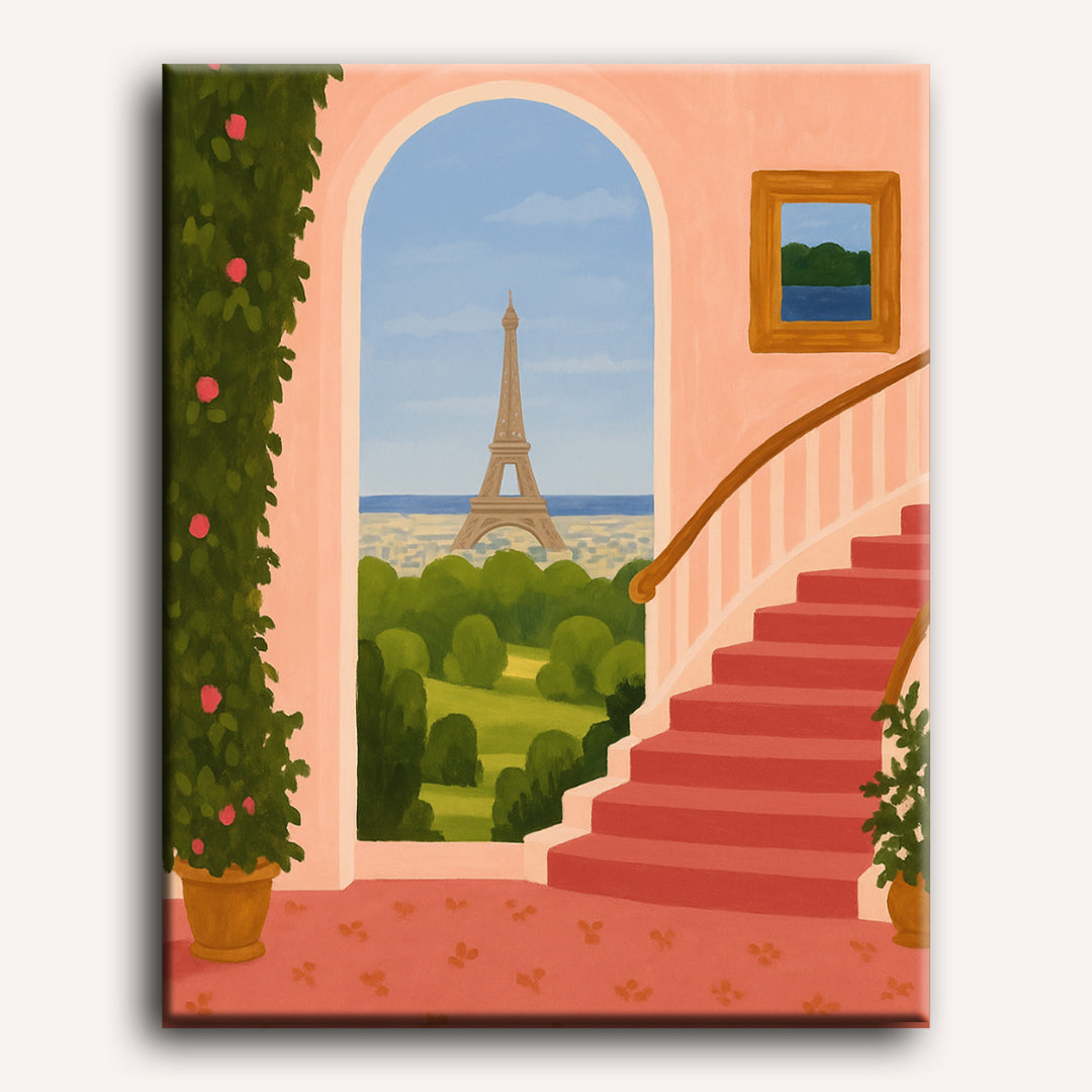 Morning at Montparnasse | Paint by Number