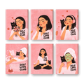 6 Mini Paintings - Self Love Club Set