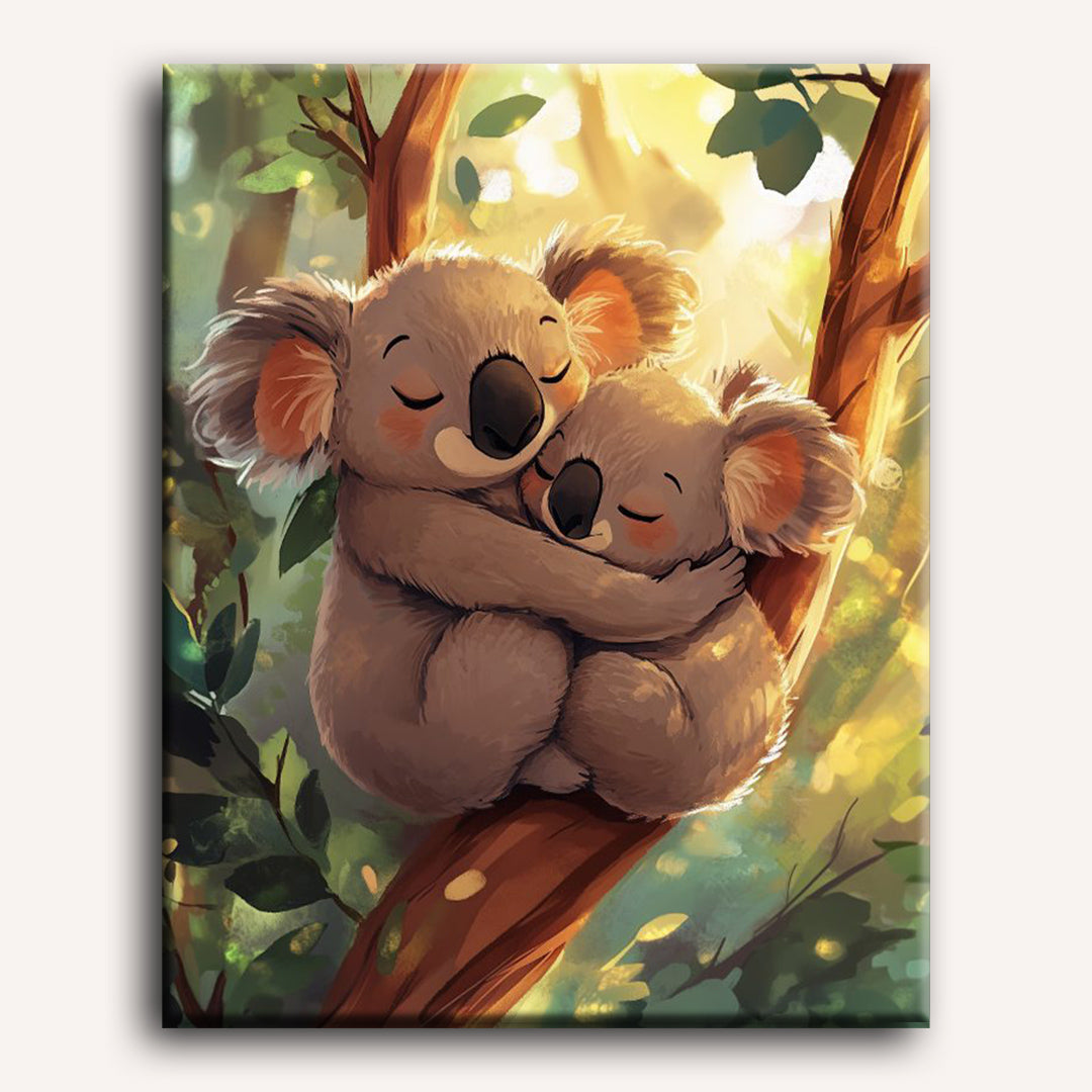 2 Cute Koalas | Paint by Number