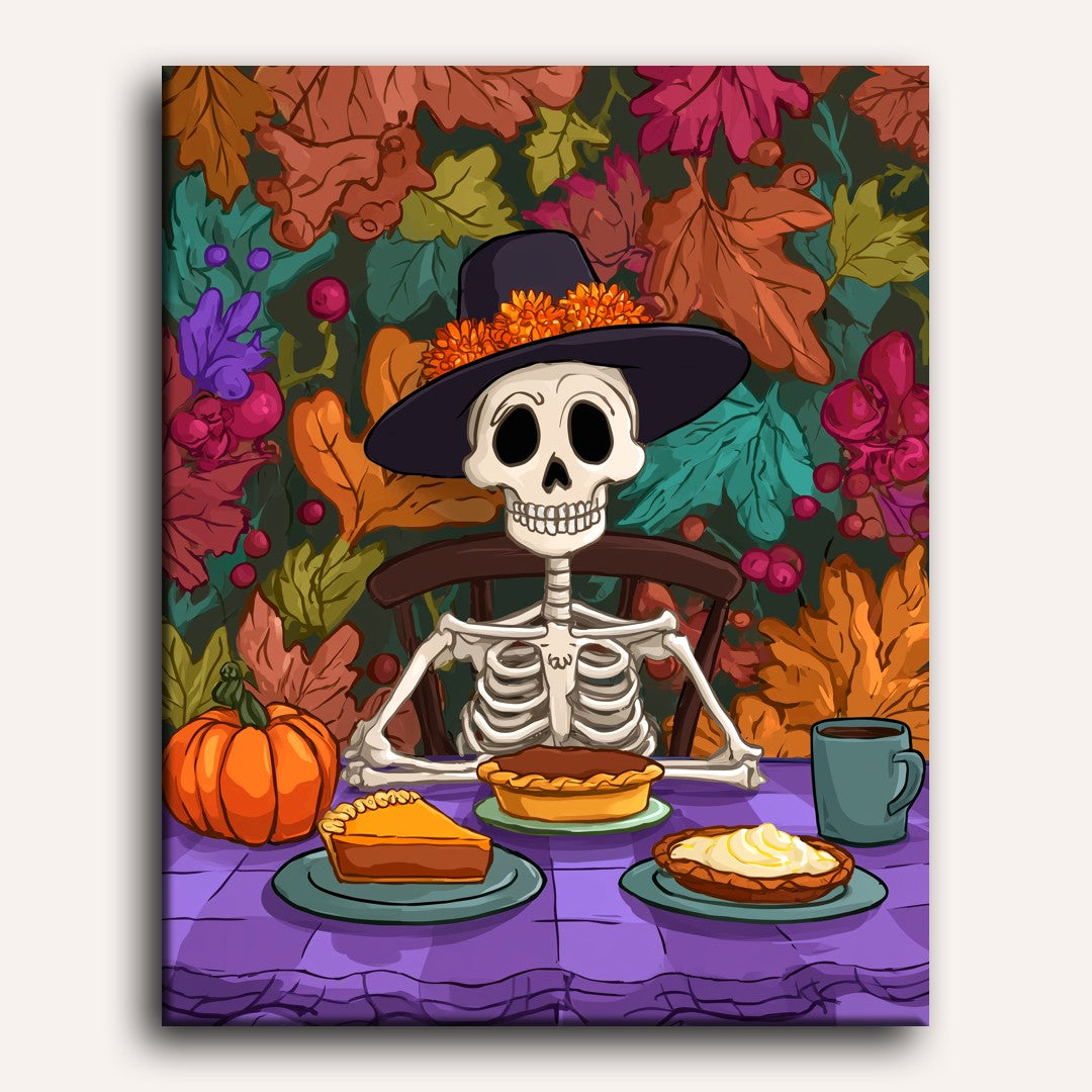 A spooky feast | Paint by Number